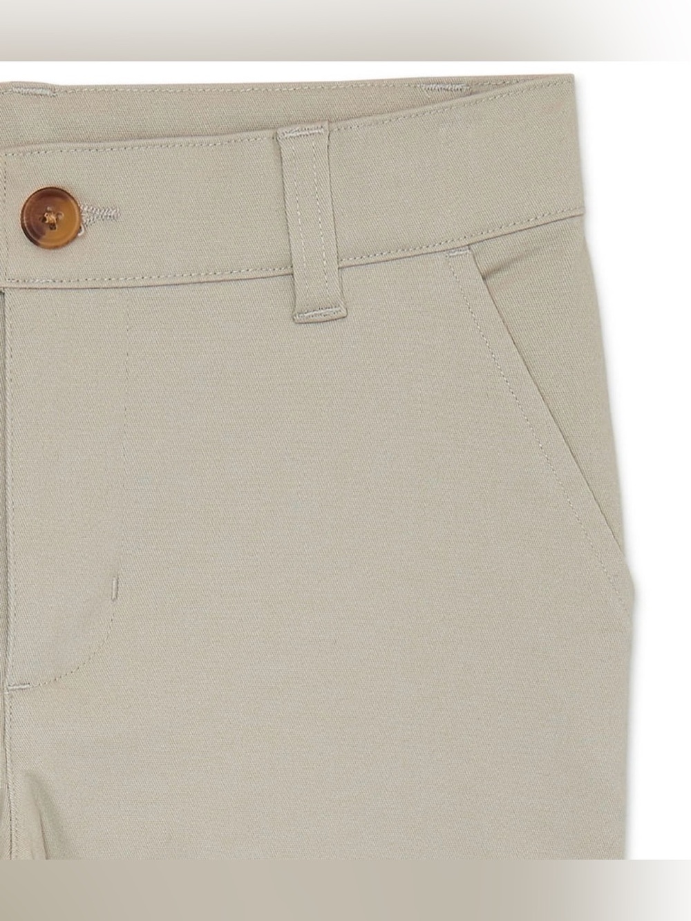 1 New Pair of Boys Classic Chino Uniform Khaki Pants